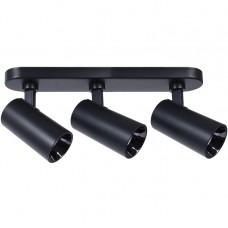 Φωτιστικό Σποτ 3xGU10 230V Αλουμινίου Μαύρο 3-631